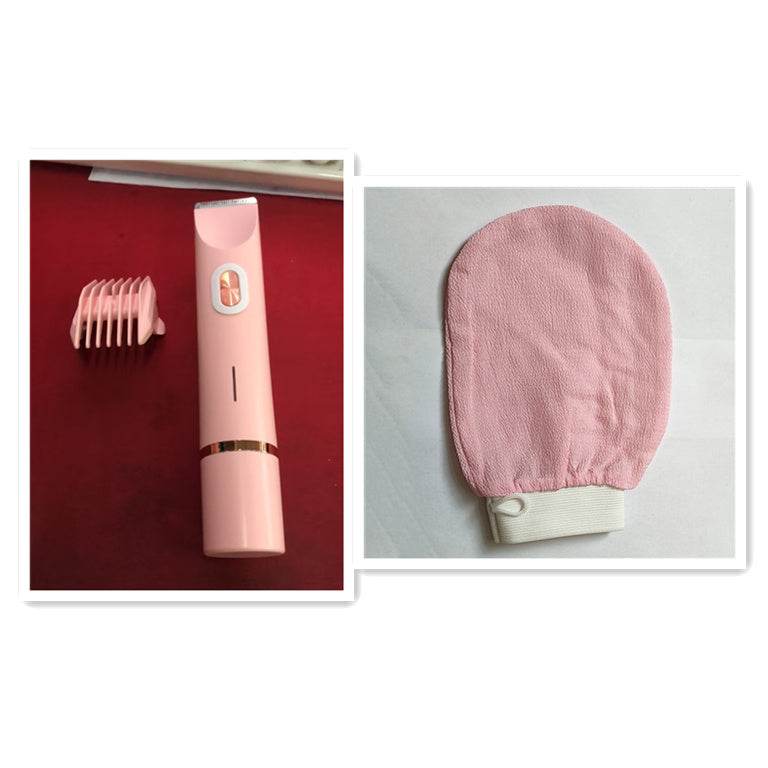 2 In 1 Hair Remover Women's Double Head Shaver Private Pubic Hair Trimmer Electric Razor Wet Dry Electric Body Hair - La Gaelliance DG ESsence