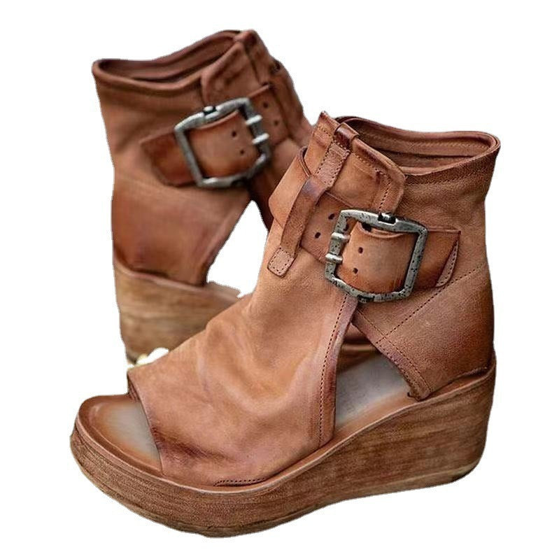 New Foreign Trade Large Size Slope With Hollow Carved Khaki