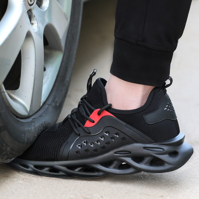 Safety Shoes, Anti-smashing, Anti-stab, Summer Breathable Safety Shoes, Light