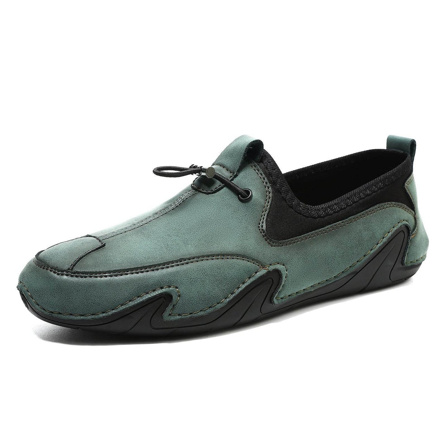 Outdoor Driving Shoes For Men's Casual Wear F8921 Green