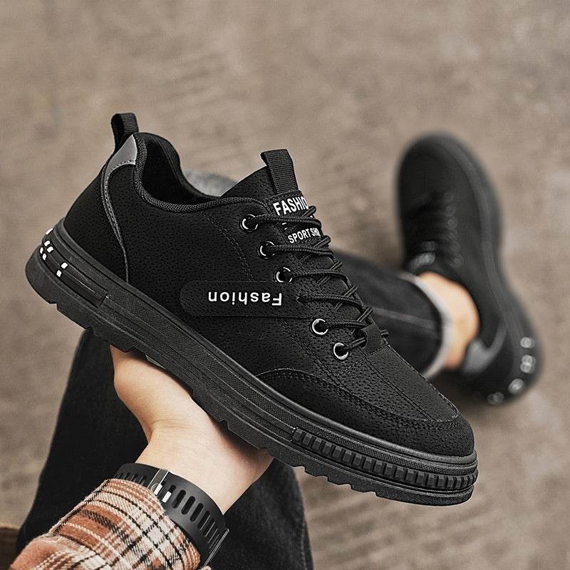 New Autumn Wear-resistant Labor Protection Men's Shoes Non-slip All-matching Black