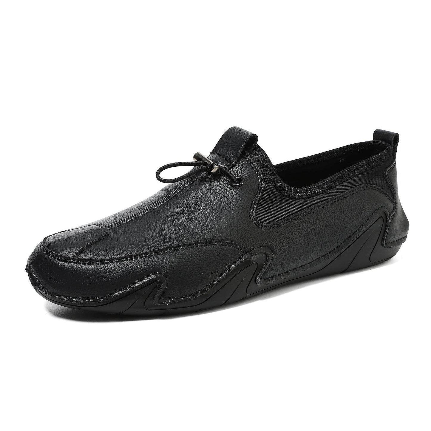 Outdoor Driving Shoes For Men's Casual Wear F8921 Black