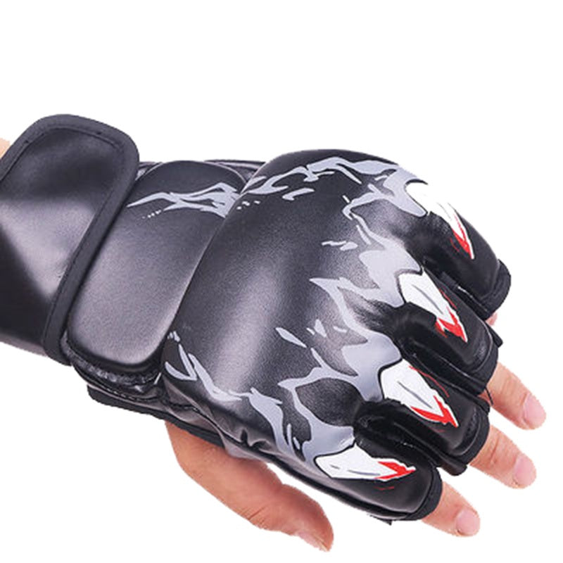 Sanda Gloves Gloves Female Adult Taekwondo Boxing Black