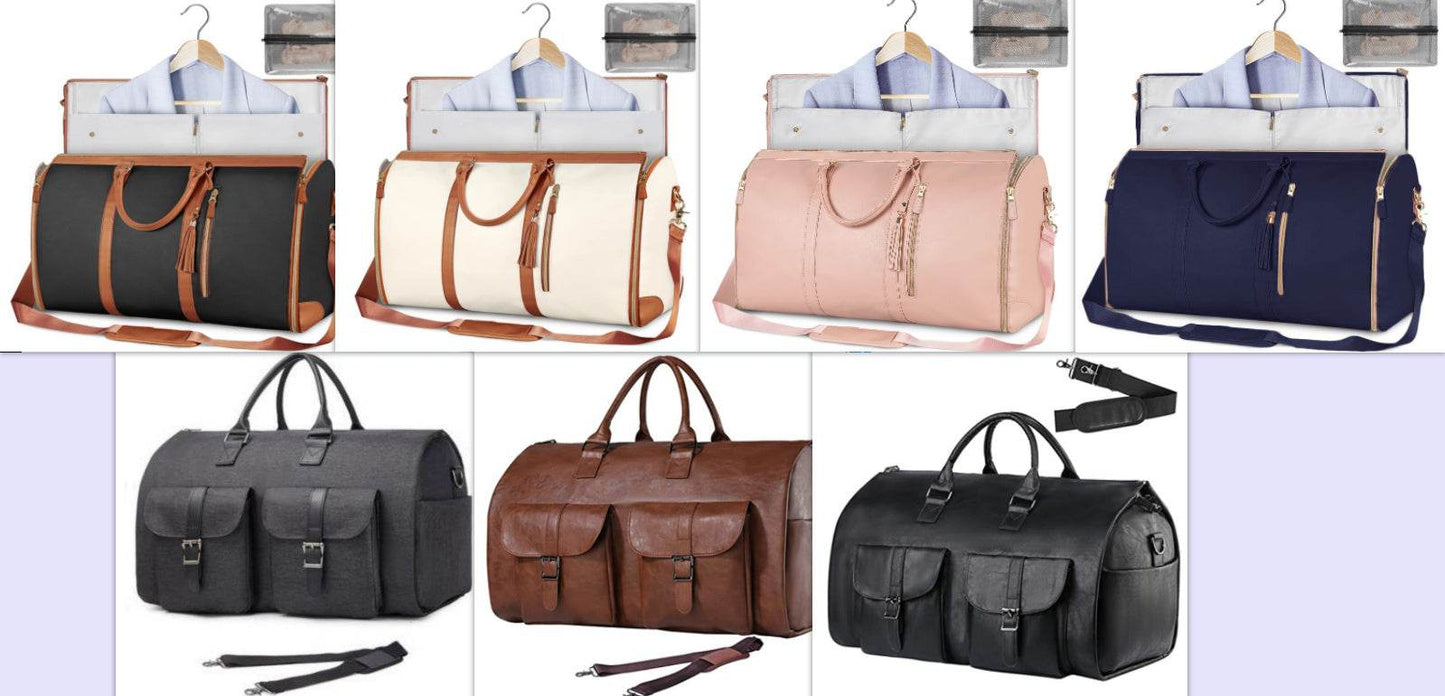 Large Capacity Travel Duffle Bag Women's Handbag Folding Suit Bag Waterproof Clothes Totes Set34