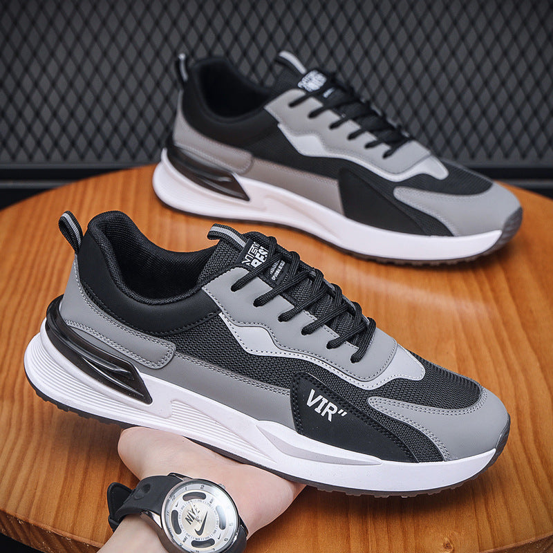 Spring Versatile Non-slip Wear-resistant Men's Shoes Black