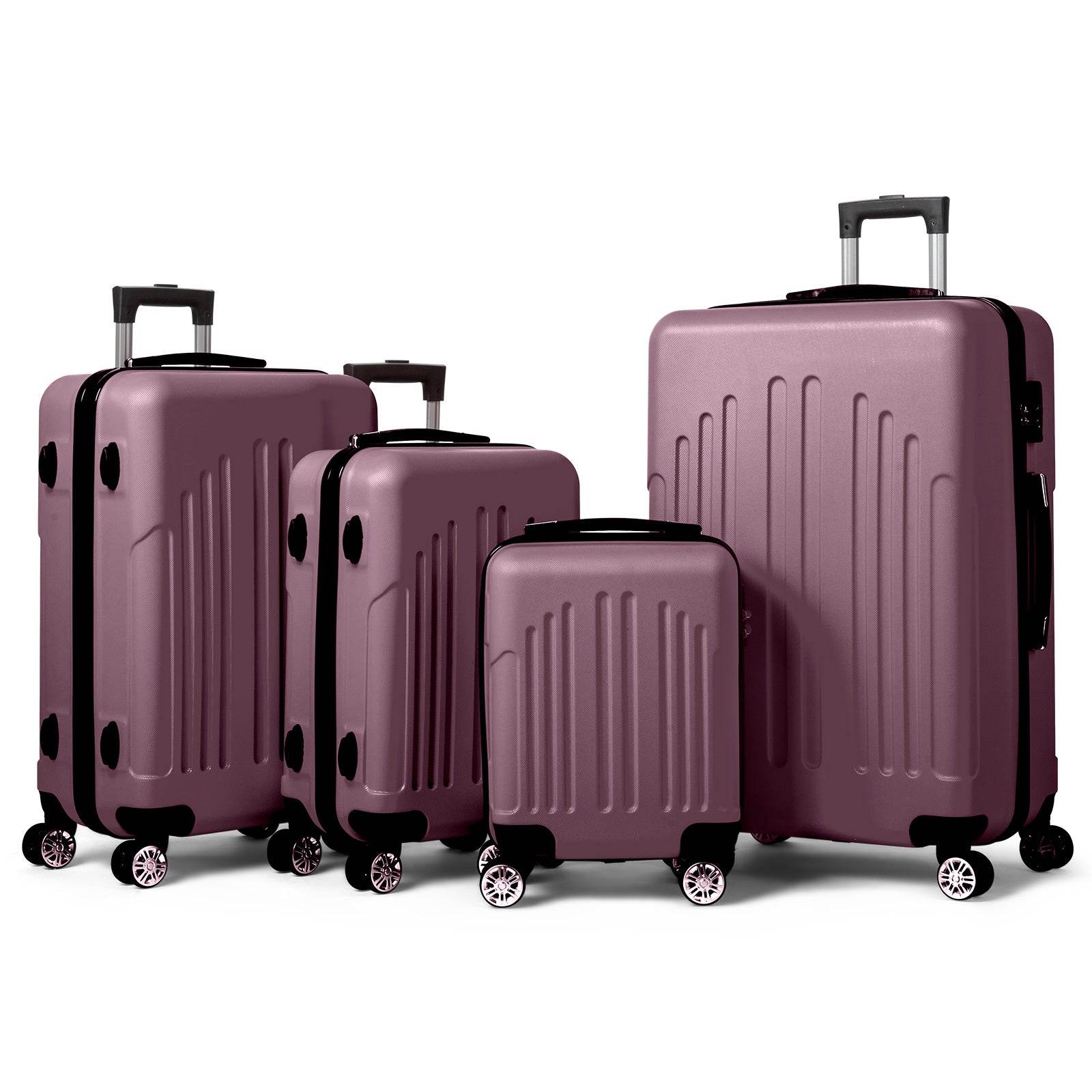 Vertical Striped Four In One Suitcase