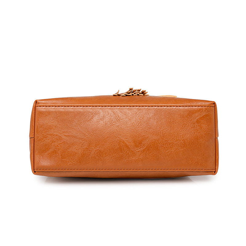 Retro Women's Leisure Bucket Bag Shoulder Messenger Bag