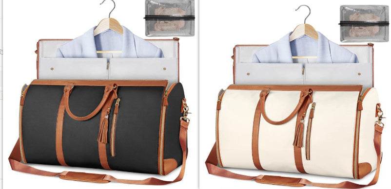 Large Capacity Travel Duffle Bag Women's Handbag Folding Suit Bag Waterproof Clothes Totes Set7