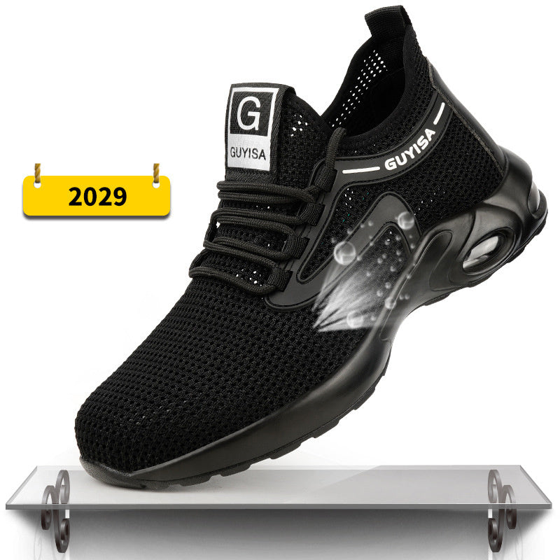 Indestructible Steel Toe Work Shoes Men Sneakers Fashion Air Cushion Safety Shoes C2029