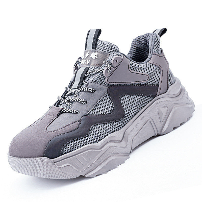 Men's Lightweight Safety Shoes Grey big net