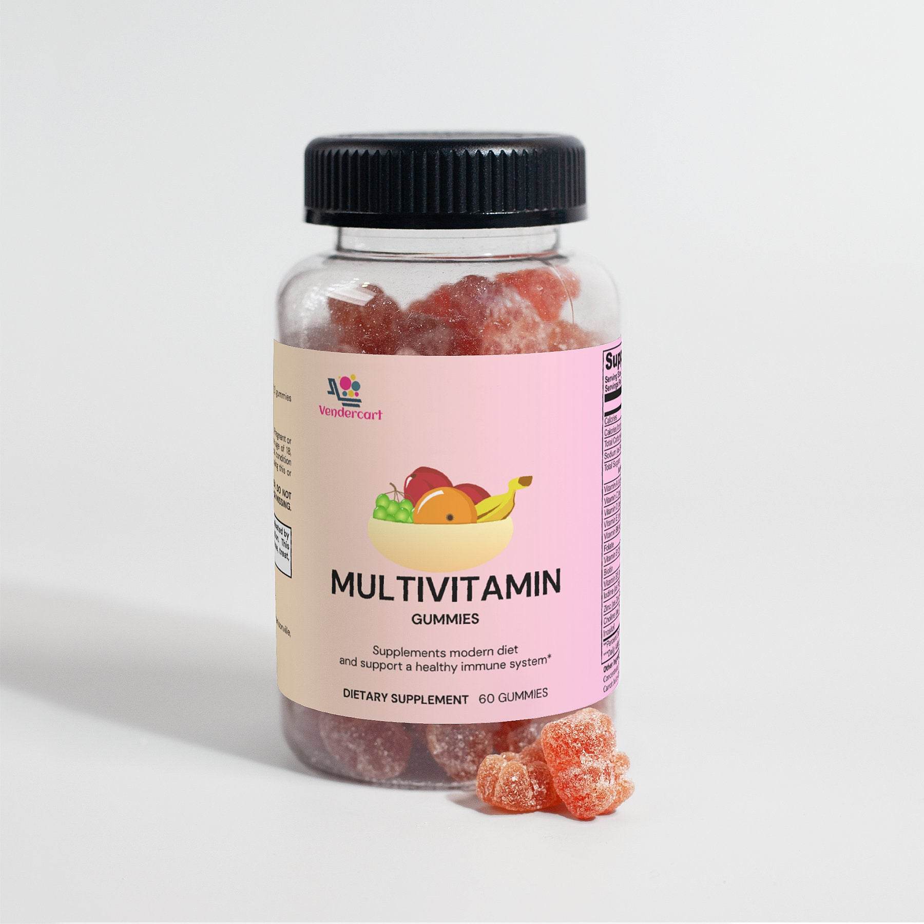 MULTIVITAMIN BEAR GUMMIES, 60 GUMMIES MULTIVITAMIN GUMMIES