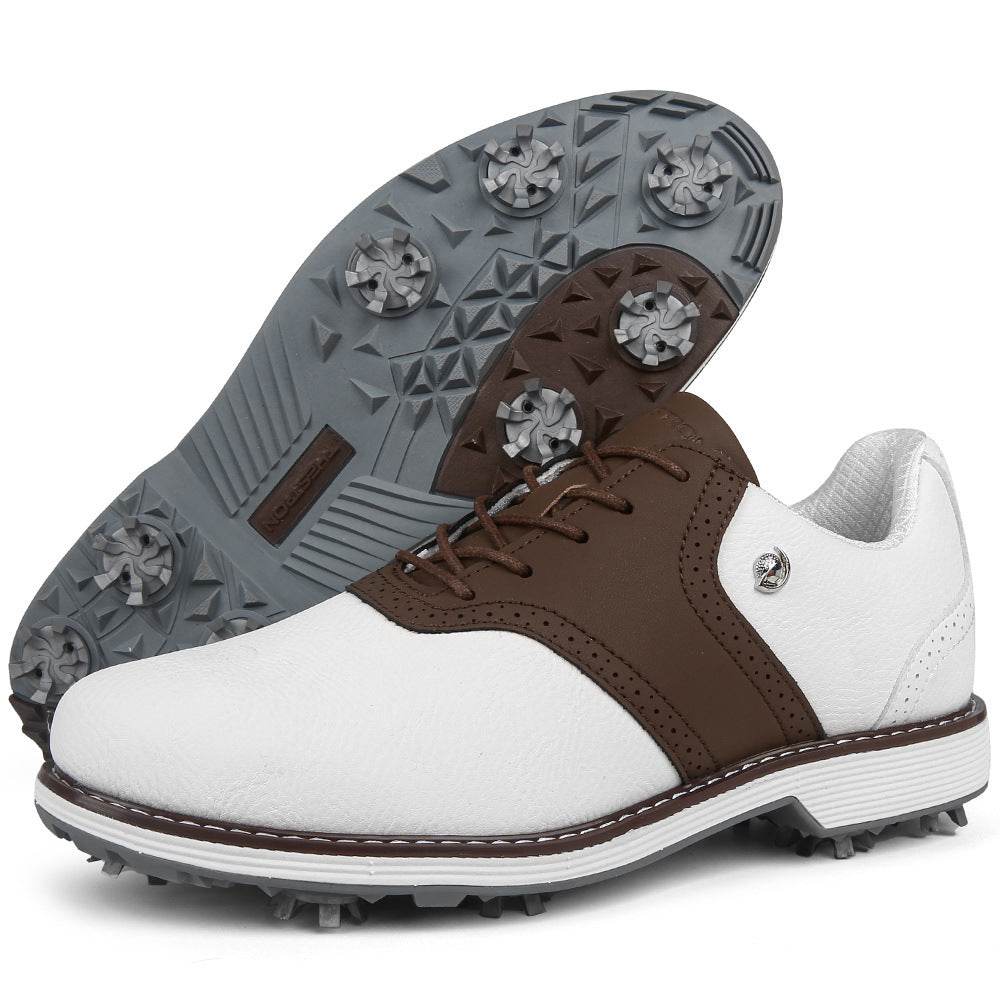 Plus Size Golf Shoe Movable Nail K06 Professional Nail Brown